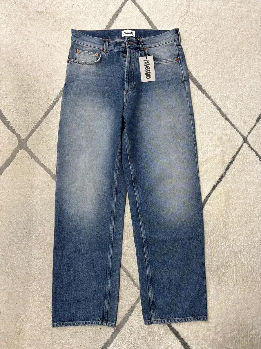 25fw 마리아노 플랫톤 데님 팬츠 magliano