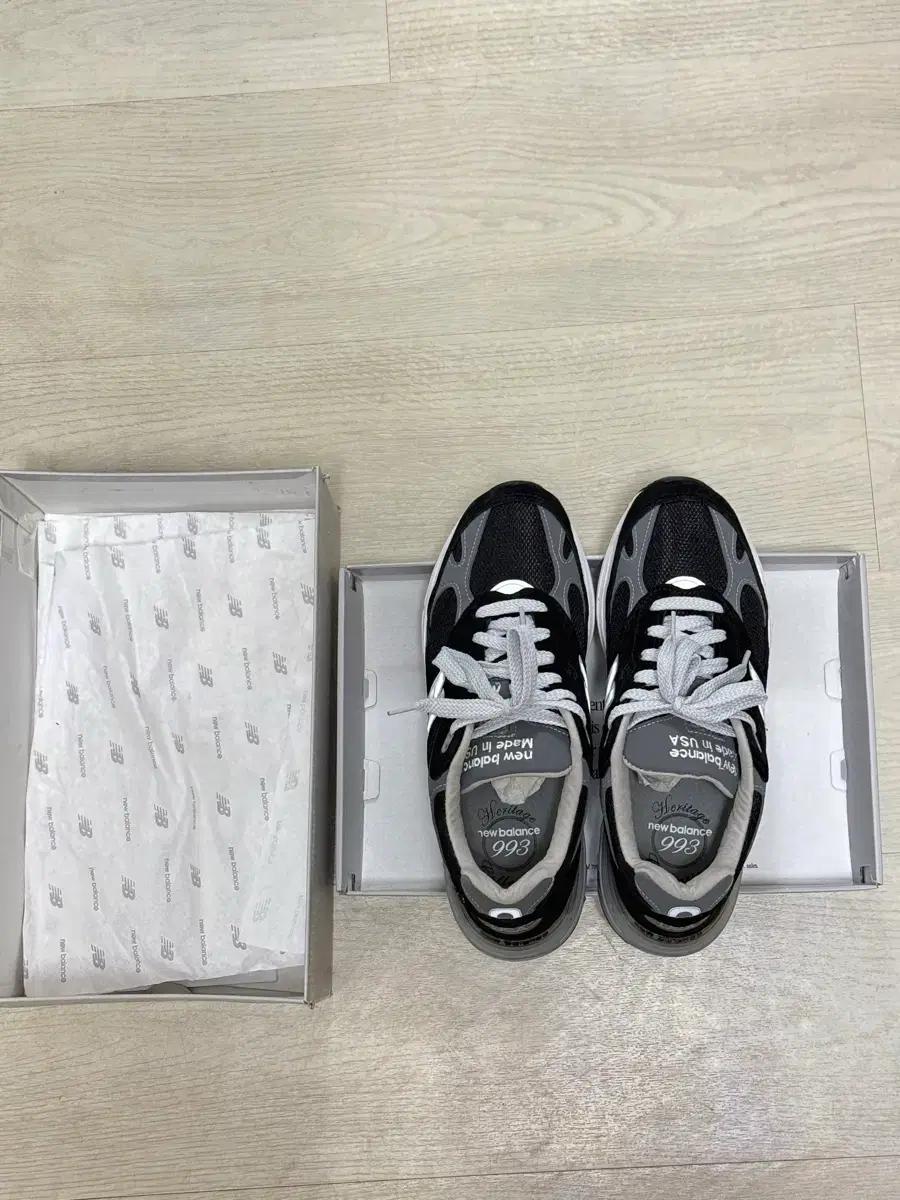 (270)뉴발란스 993 블랙 Made in USA 거의 새거