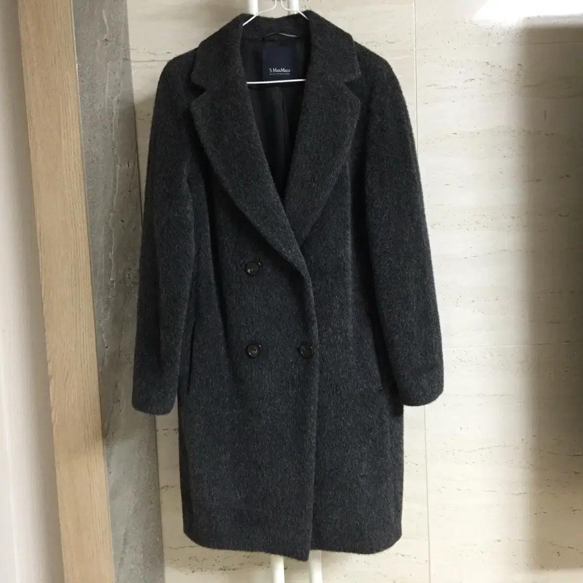 S'MaxMara 막스마라 알파카 더블버튼 코트 32