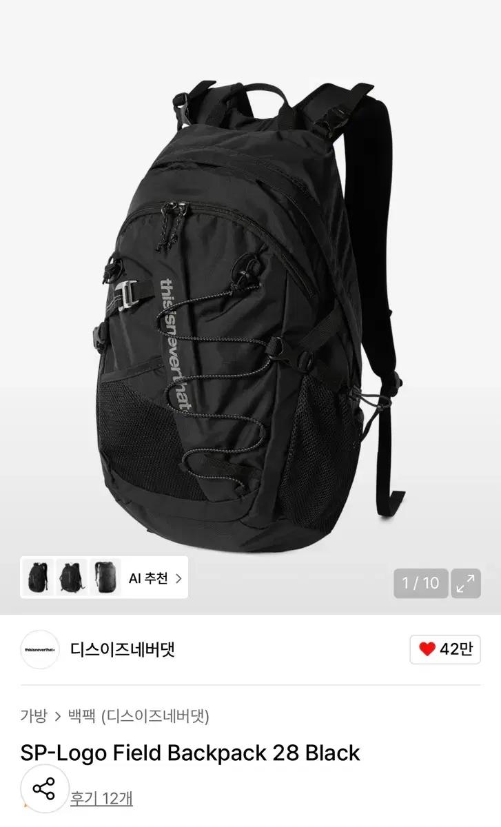 디스이즈네버댓 백팩