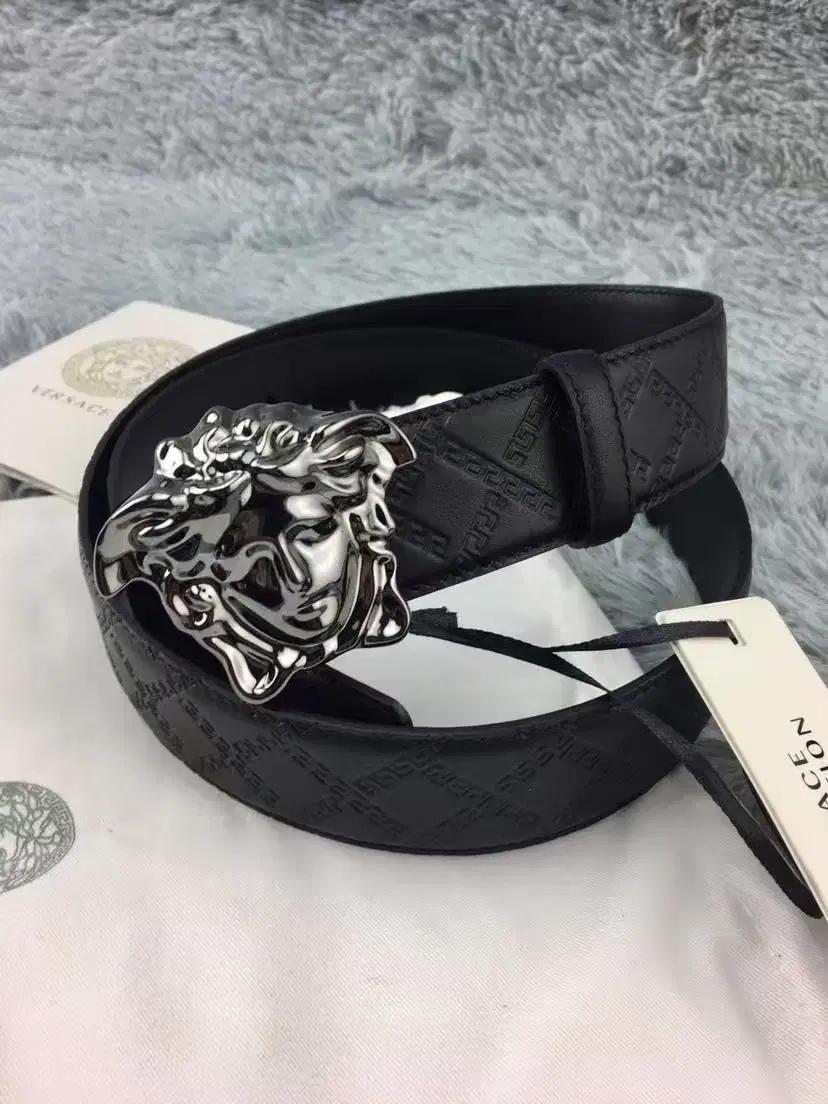 베르사체 메두사 벨트 버클 남성 벨트 90 폭 4.0cm