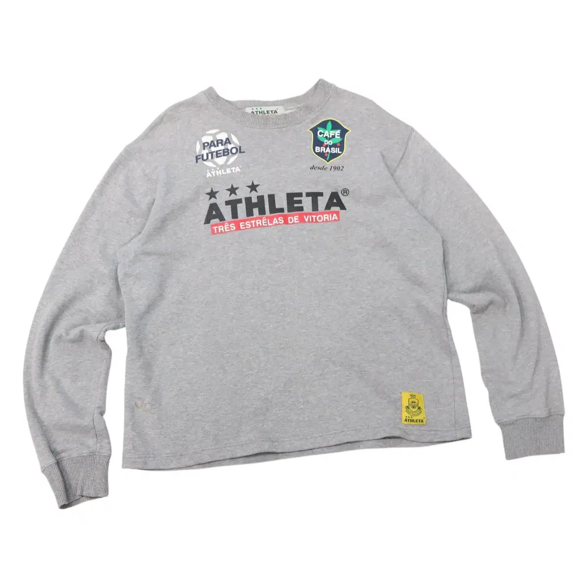 ATHLETA 아스레타 빈티지 카페 드 브라질 그래픽 스웻셔츠 (L)
