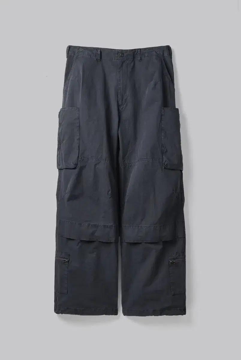 [5]해칭룸 Zip Cargo Pants Faded Navy
