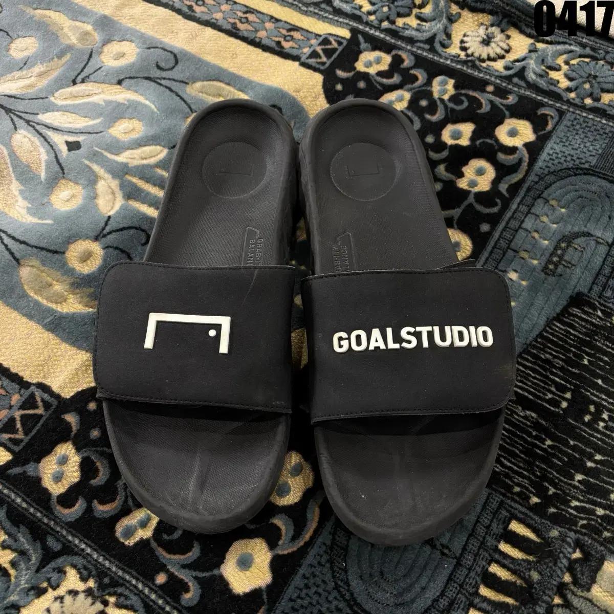 GOALSTUDIO 골스 슬리퍼 블랙 290