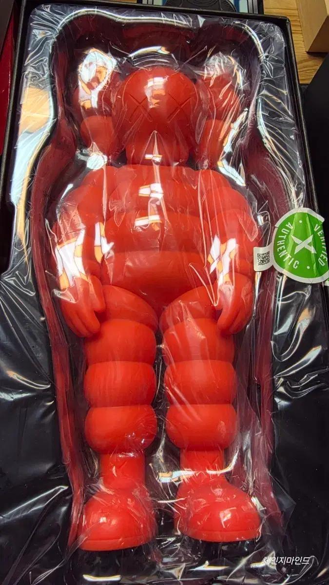 KAWS 베어브릭 400% 오렌지 미개봉 보증서