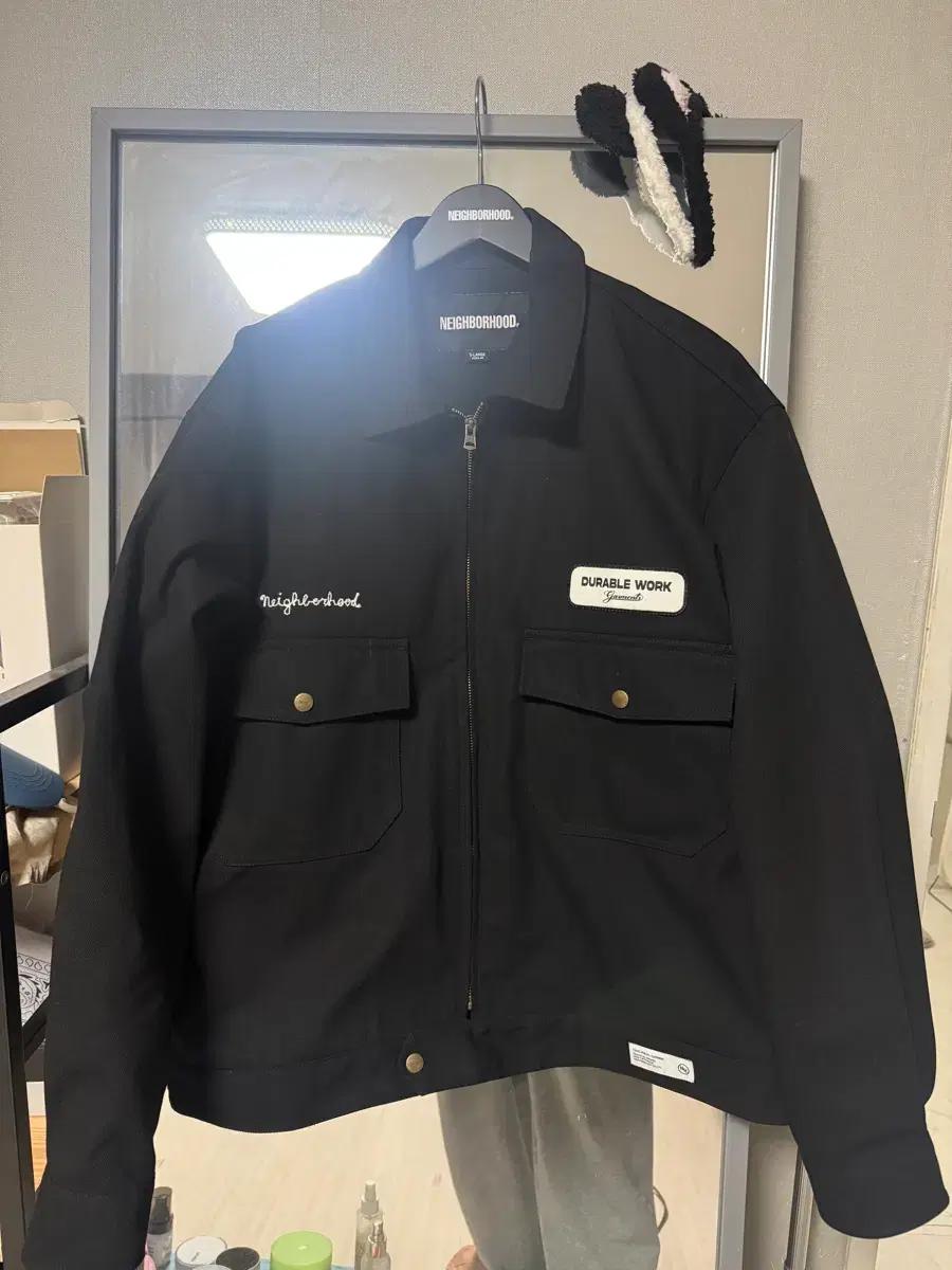Neighborhood 26ss 네이버후드 블랙 워크 자켓 XL