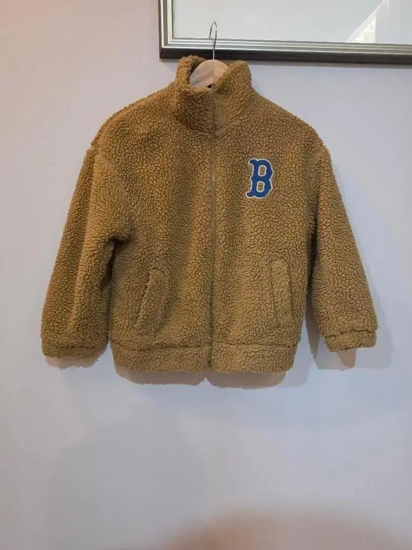 빈티지 mlb 브라운 뽀글이 야구 점퍼