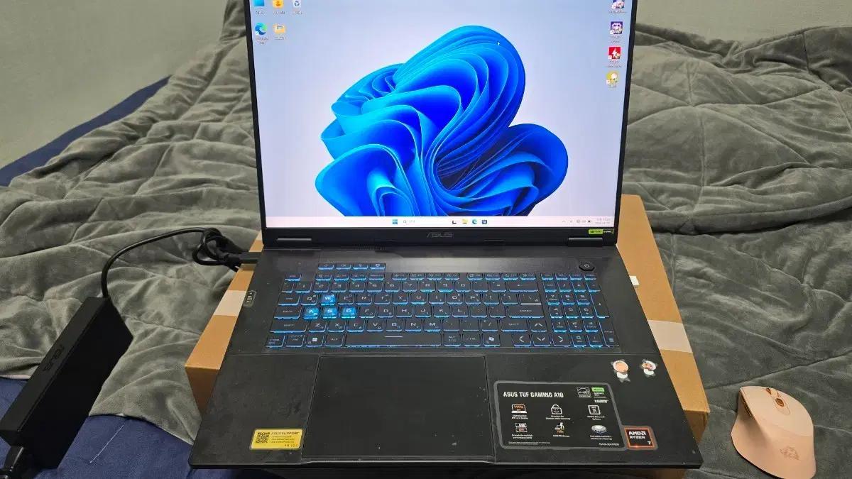 새 제품급 ASUS TUF Gaming A18 노트북 (RTX 5070)