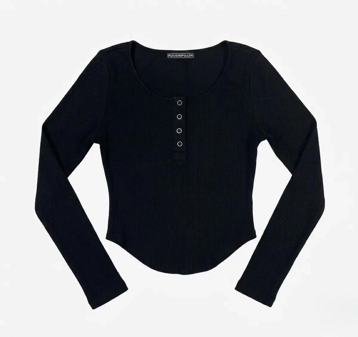 플리즈노팔로우 Jenny snap Top (Black) 제니탑