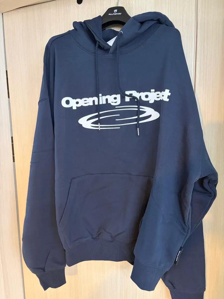 Opening Project 네이비 후드티