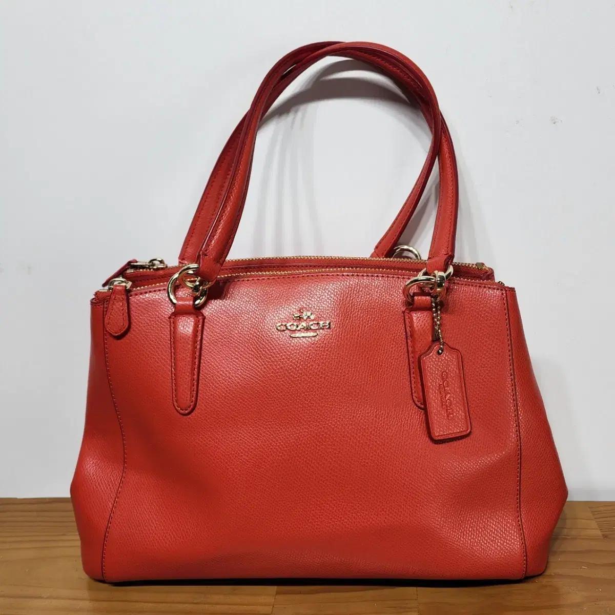 코치 COACH 크로스그레인 레더미니크리스티캐리올가방