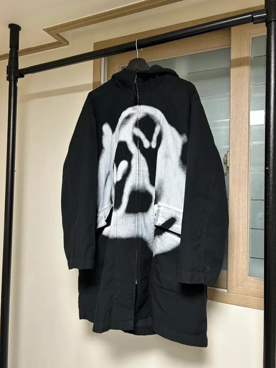 슈프림x요지야마모토 롱 파카 후드자켓 L