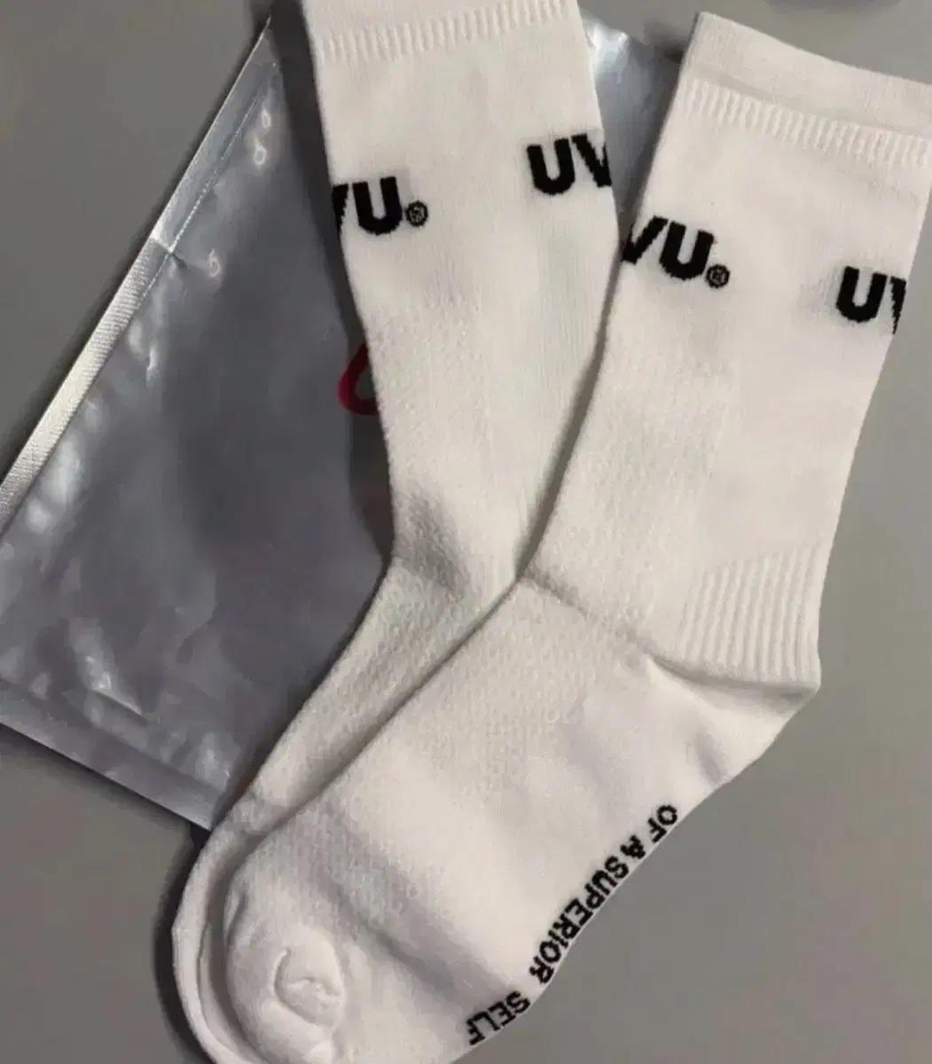 uvu 양말 화이트 L사이즈