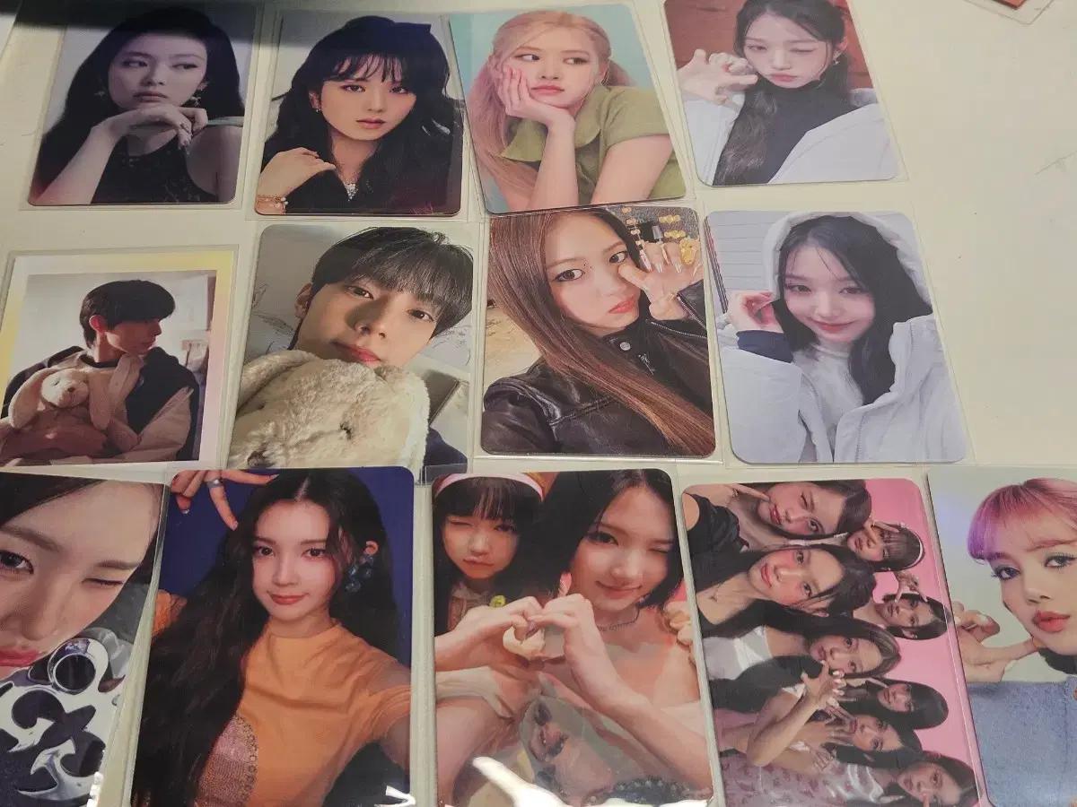 일괄) 사진에 있는 아이돌 포토카드 일괄판매 블랙핑크 최립우 장원영 등