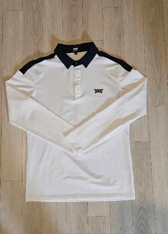 PXG 화이트 긴팔 폴로티셔츠 95~100