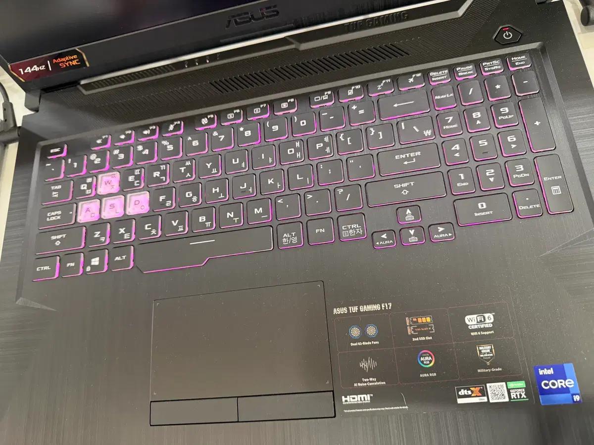 아수스 고사양노트북 FX706HM i9-11 RAM32 RTX3060