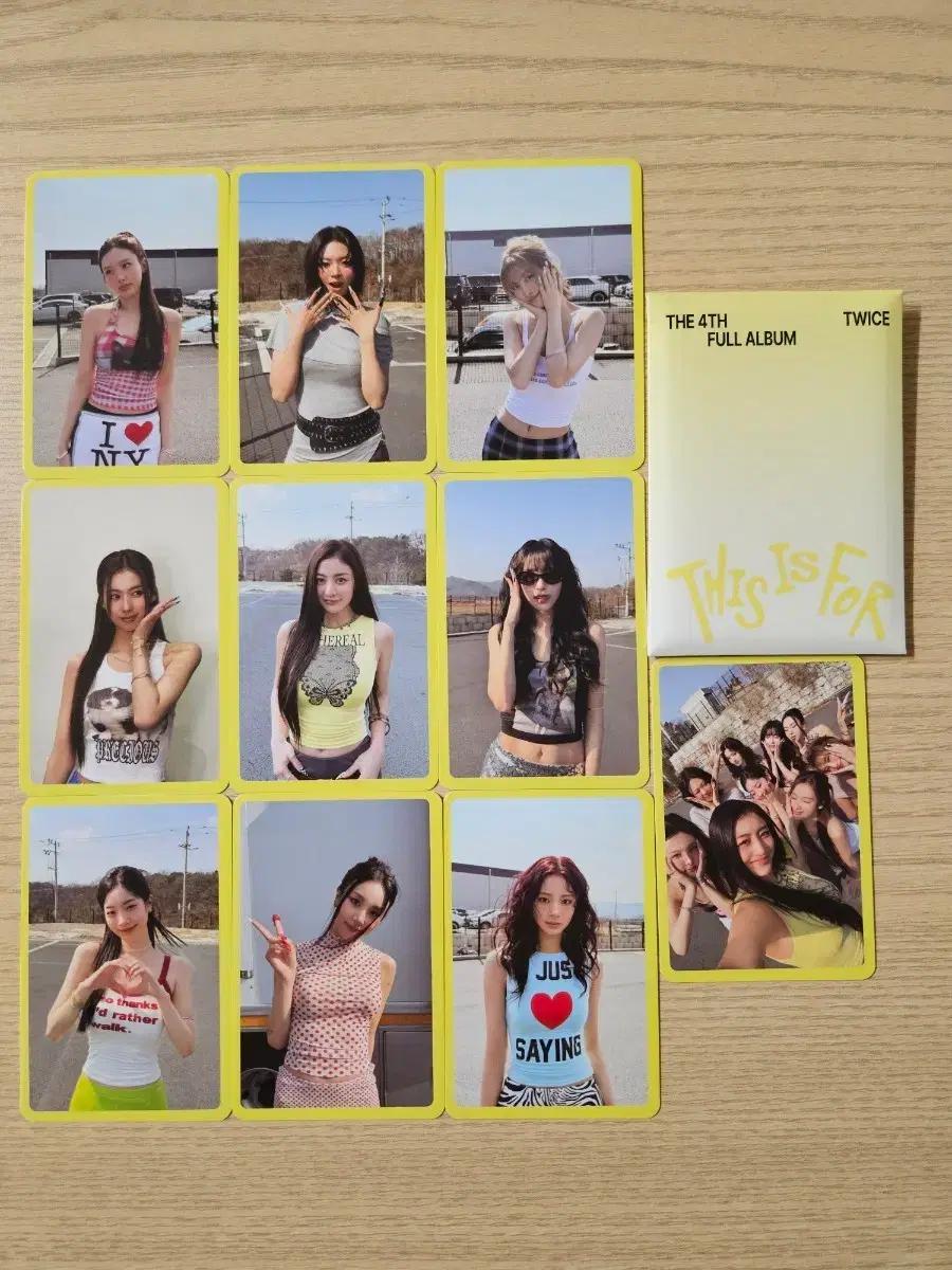트와이스 예판포카 1세트 Thisisfor