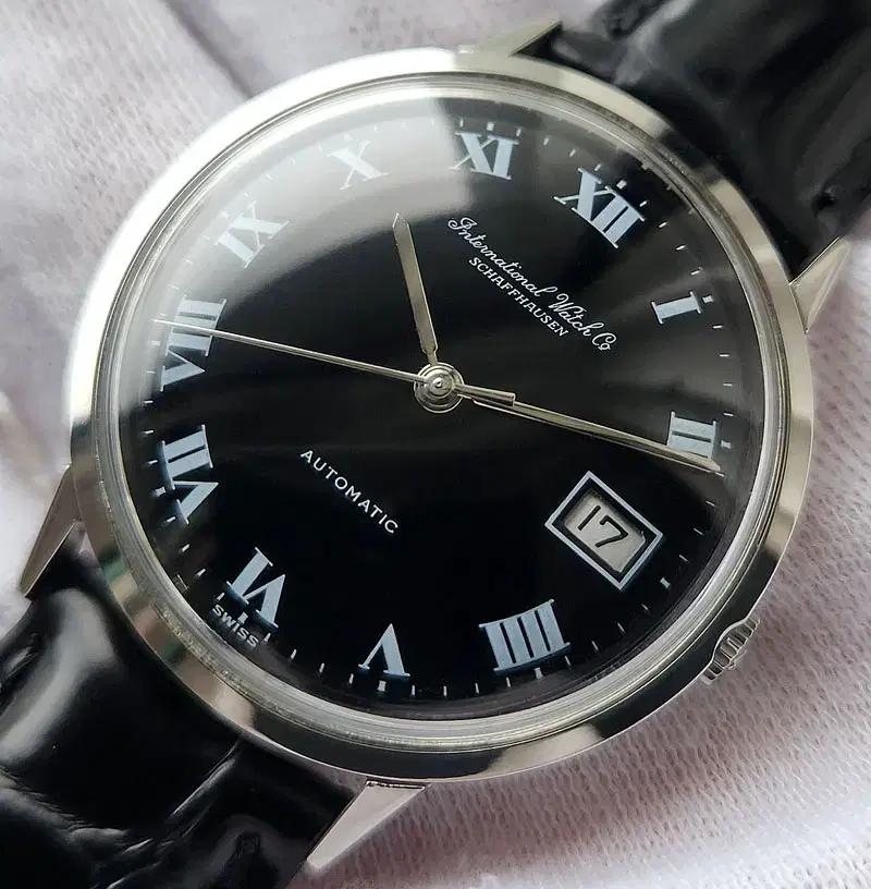 IWC 샤프하우젠 오토매틱 데이트 무브먼트 넘버8541 남녀공용시계