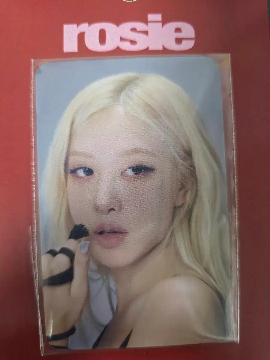 블랙핑크 블핑 포토카드 포카 데드라인 위버스 특전  MD 로제 rosie