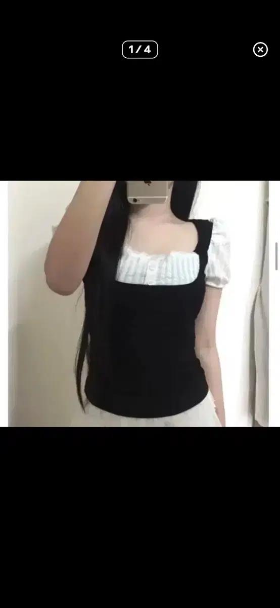 새거)레이스 퍼프 반팔티셔츠 쓰리타임즈 코이세이오 브랜디멜빌 미스치프