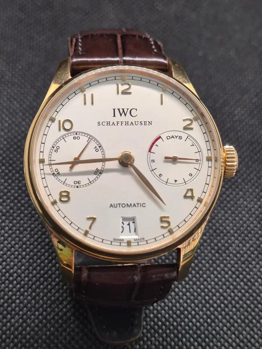 IWC 부엉이 포르투기저 7Days 18K 레드골드 (IW500701)