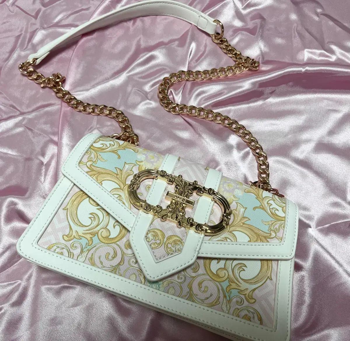 Aldo 알도 갸루 금장 패턴 체인 백