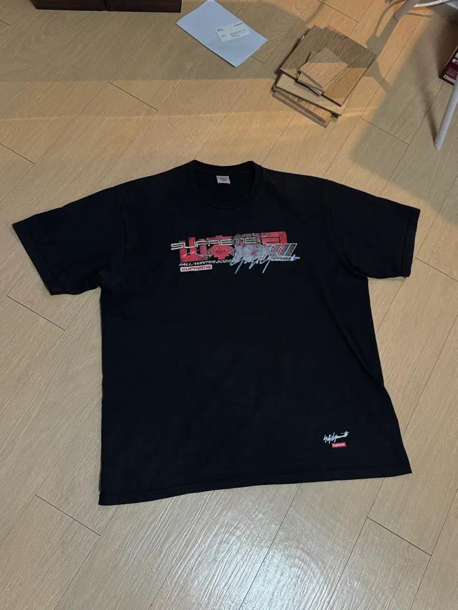 [XL] 슈프림 x 요지 야마모토 22fw 철권 티셔츠 블랙