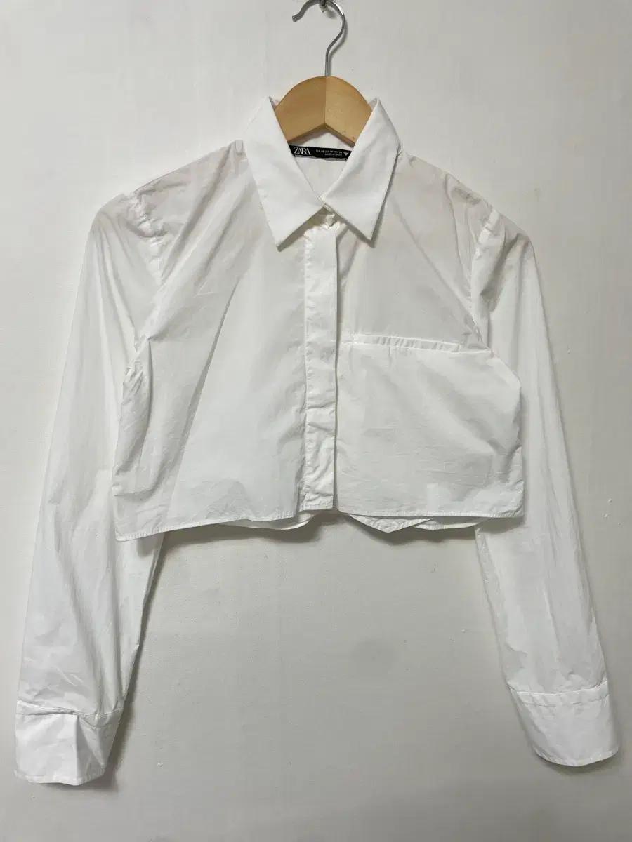 55 ZARA 자라 크롭 셔츠 남방 정품