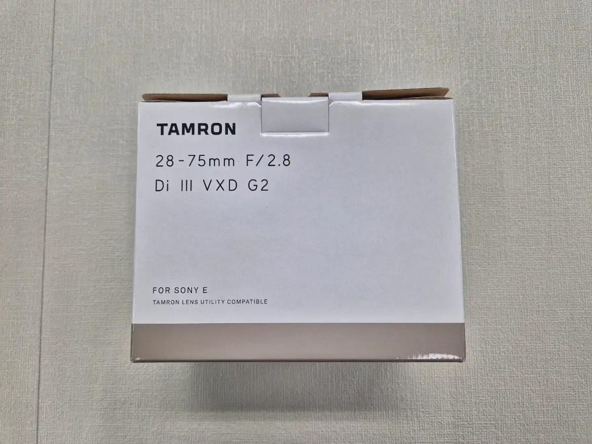 탐론 28-75mm F2.8 Di III VXD G2 소니E마운트