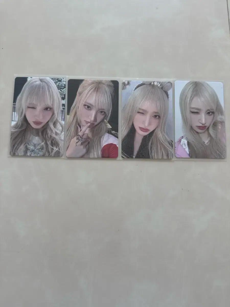 아이브 리즈 엠파시 앨범 포카 4종 세트(가격 내림)