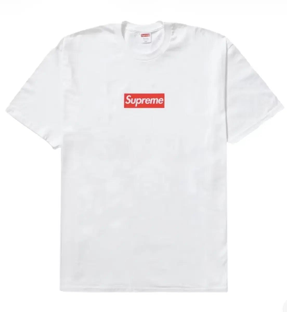 슈프림 Supreme 웨스트 할리우드 박스로고 티셔츠 화이트 - 23SS
