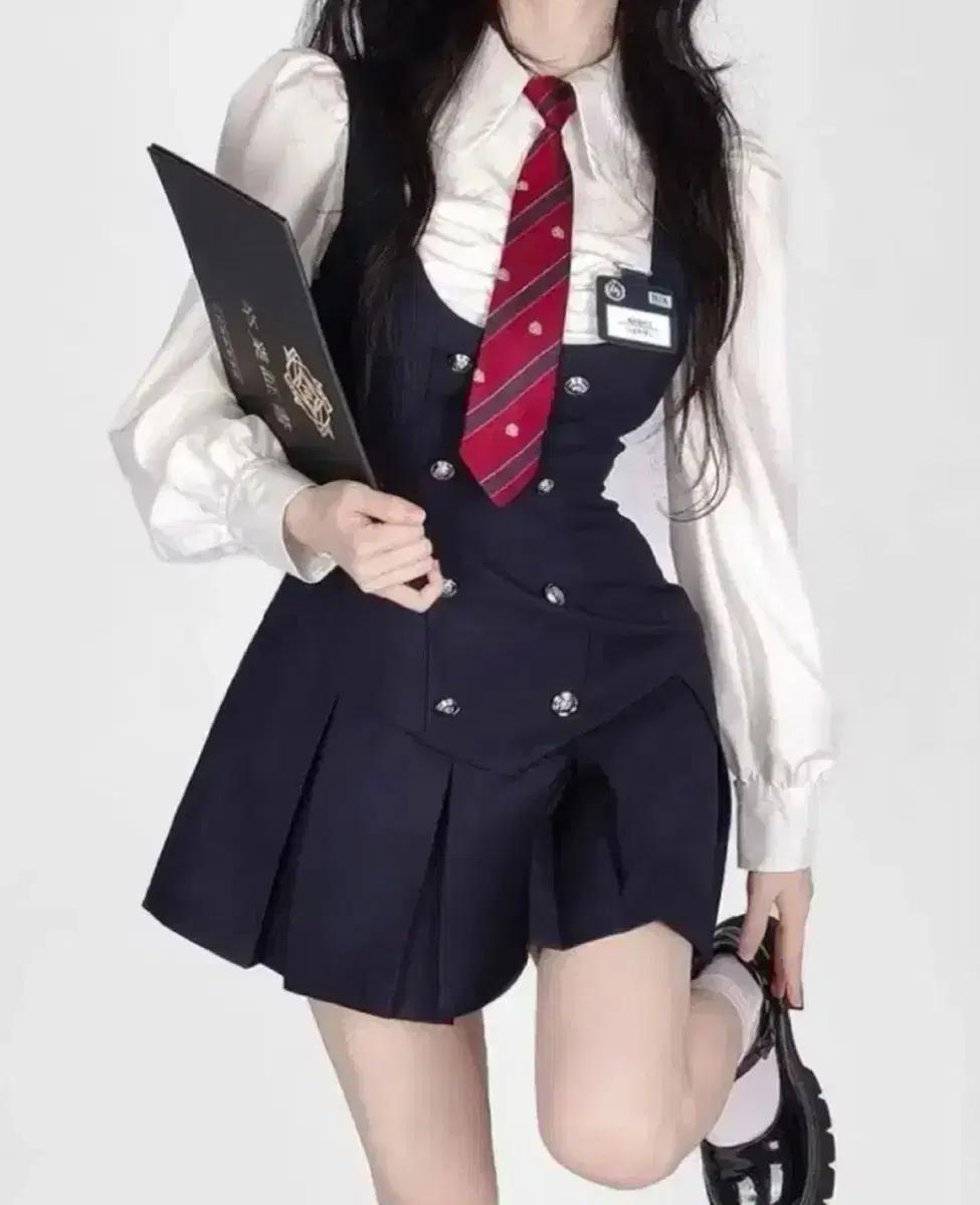 프레피룩 졸업사진 의상 대여 영국교복