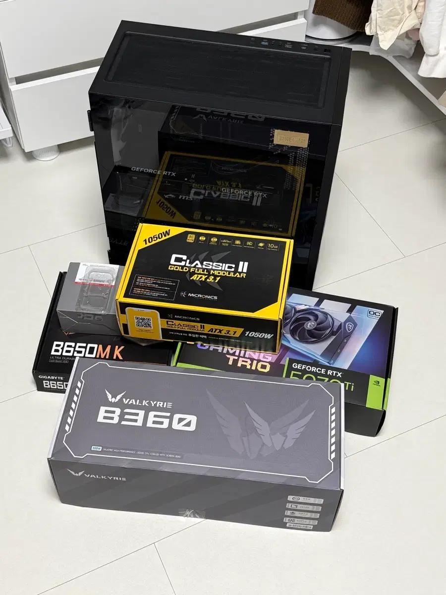 5070ti 983d ddr5-6000 1050파워