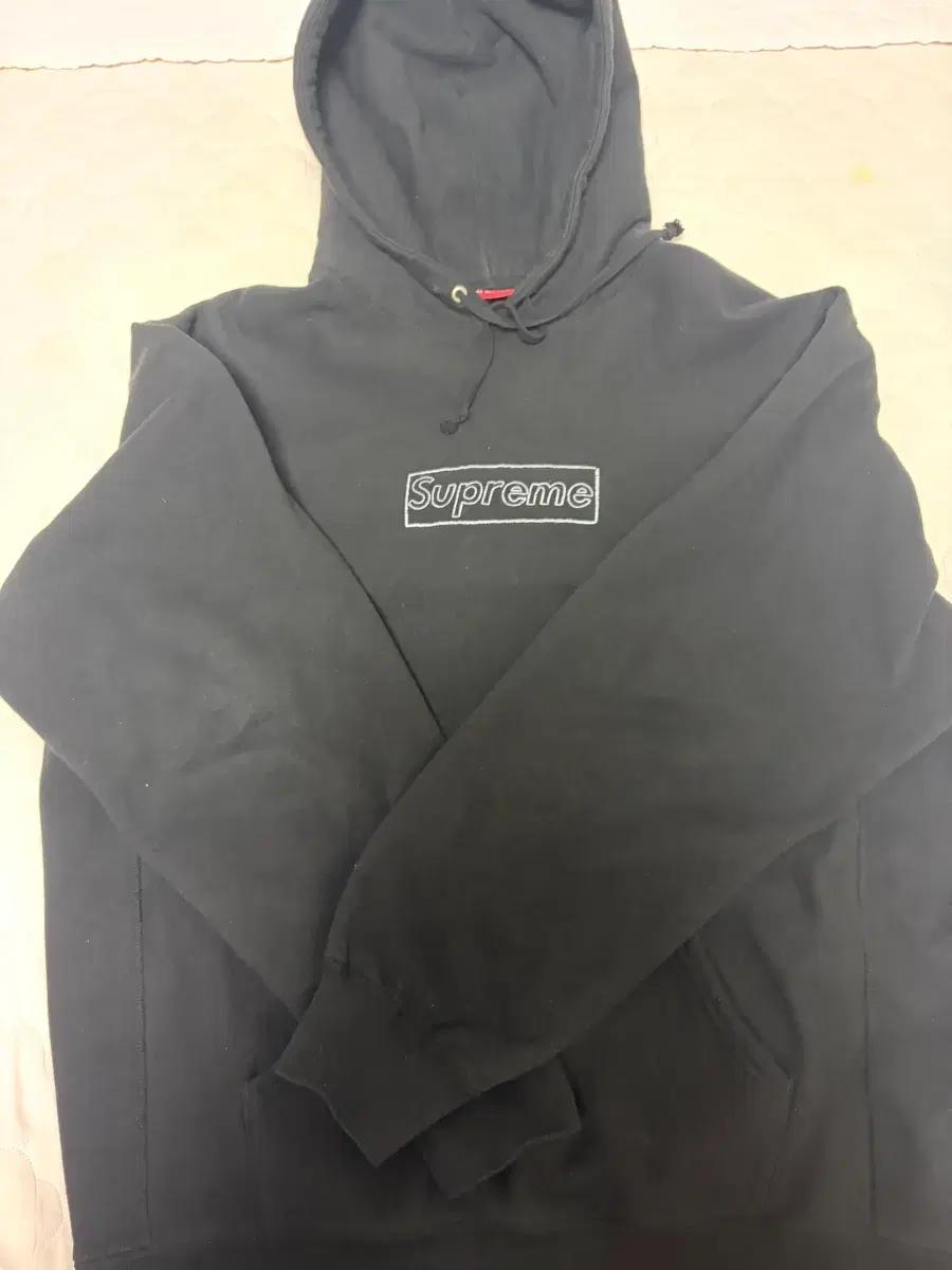 슈프림 박스 로고 후드 블랙 xl