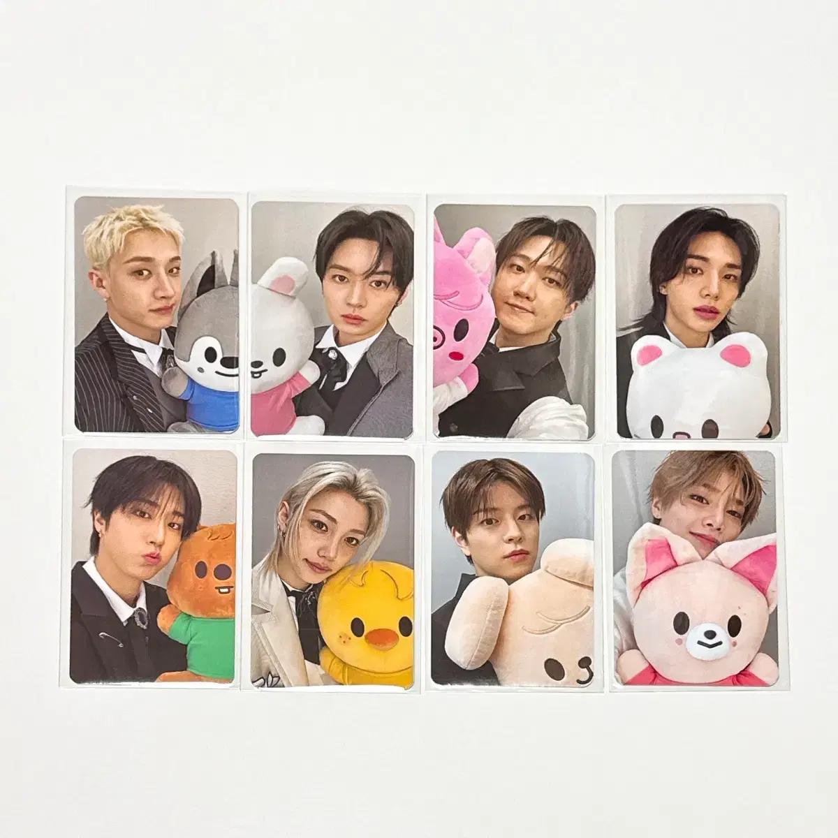 (일괄) 스키즈 스트레이키즈 팝업스토어 MD 구매 특전 포카 ot8