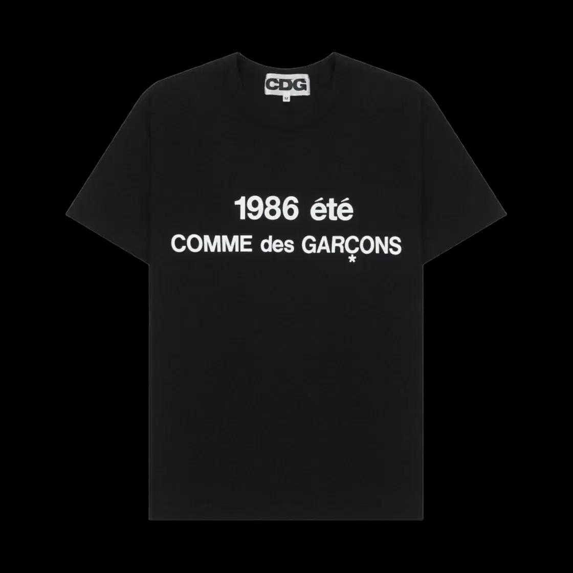 CDG 1986 꼼데가르송 티셔츠 블랙