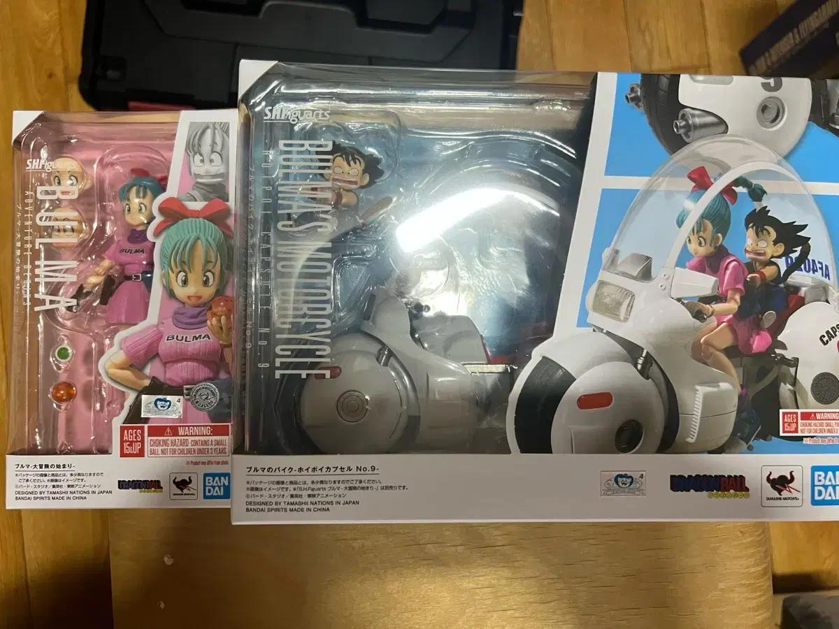 SHFiguarts 드래곤볼 부르마 오토바이 피규어 미개봉 판매합니다