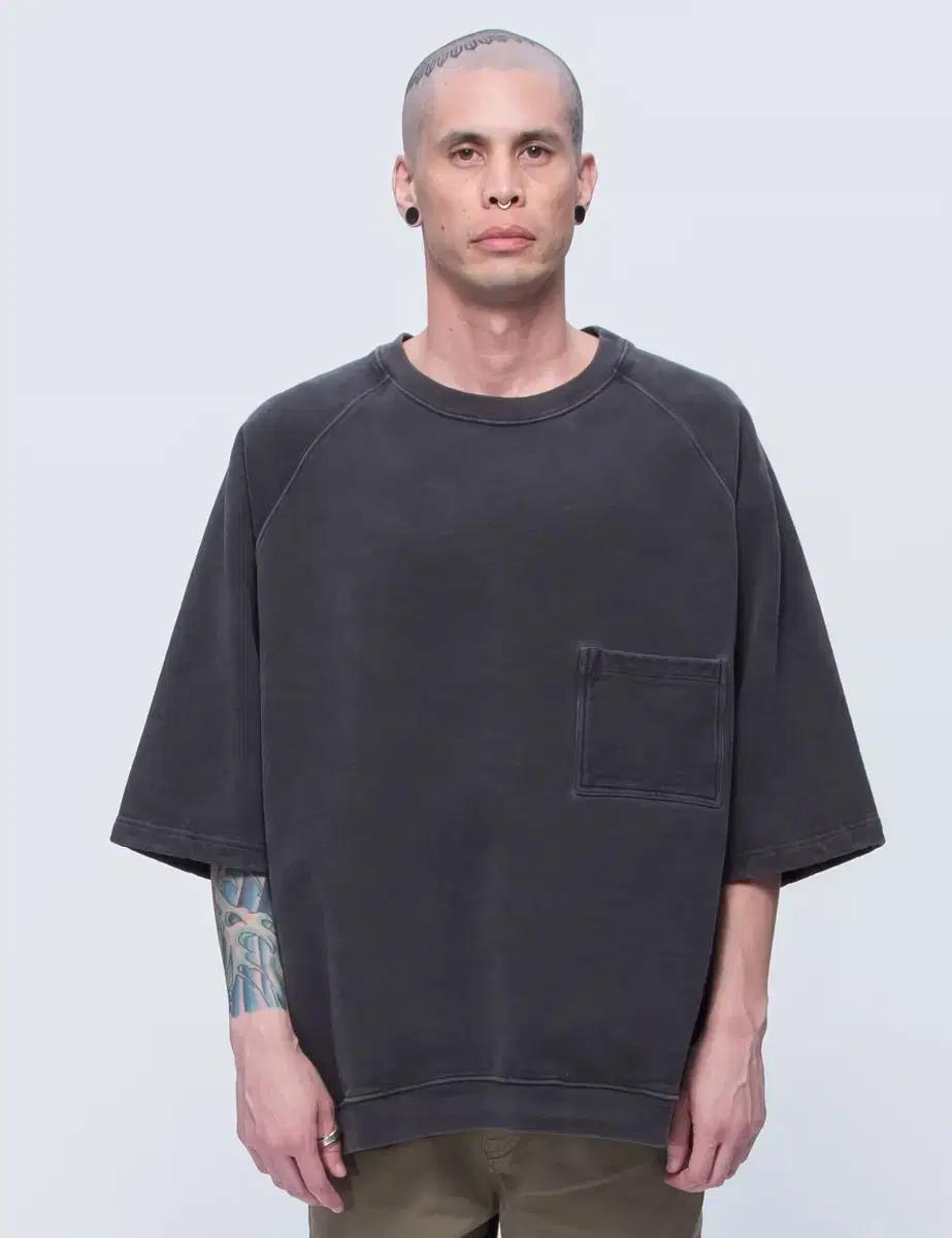 [Yeezy Season 3] 이지 시즌 3 다크 그레이 반팔 스웻셔츠
