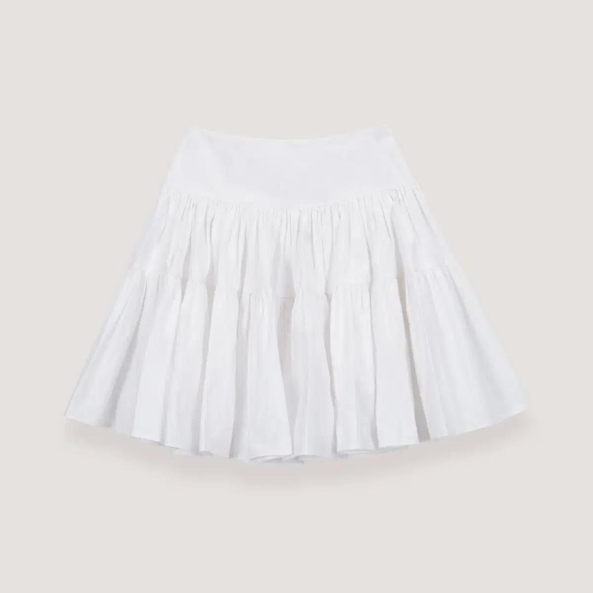 더티스 크림 코튼 스커트 CREAM COTTON SKIRT 아이보리 S