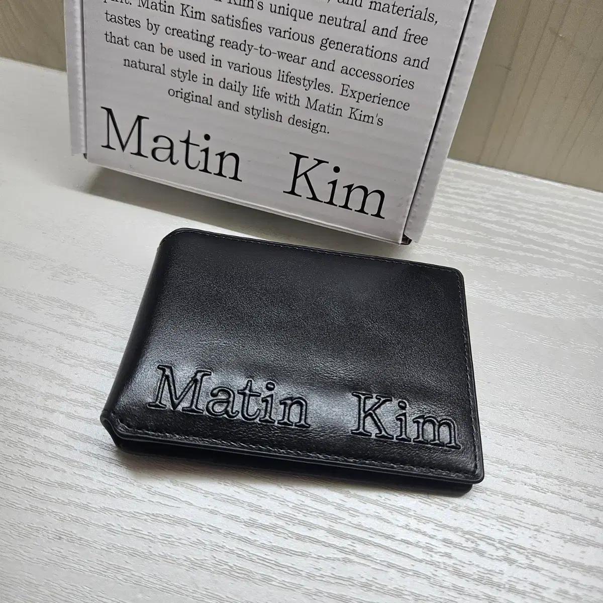 마뗑킴 카드지갑 블랙