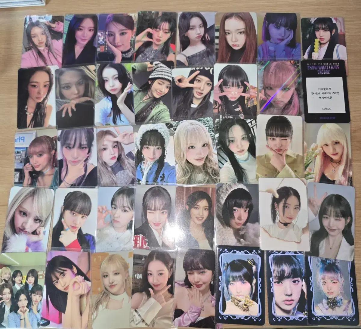 아이들엔믹스에스파아이브르세라핌최예나스테이씨아일릿 포카 일괄