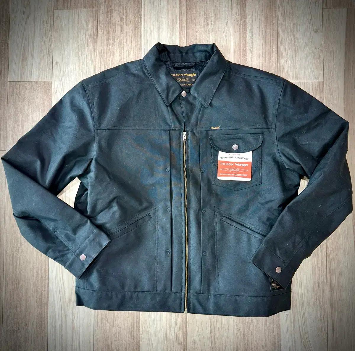 필슨 x 랭글러 Archival Adventure Jacket 블랙 L