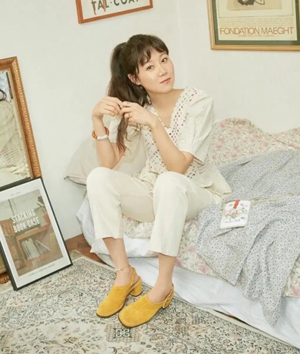 써스데이아일랜드 니트 블라우스 90