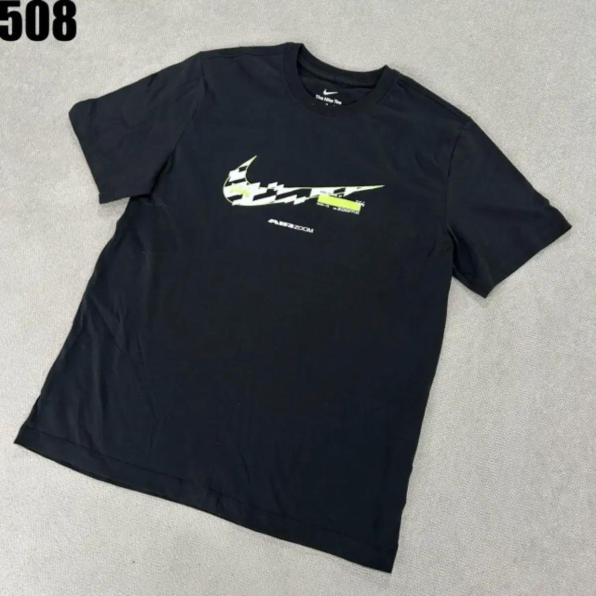 나이키 에어줌 반팔 티셔츠 블랙 XL