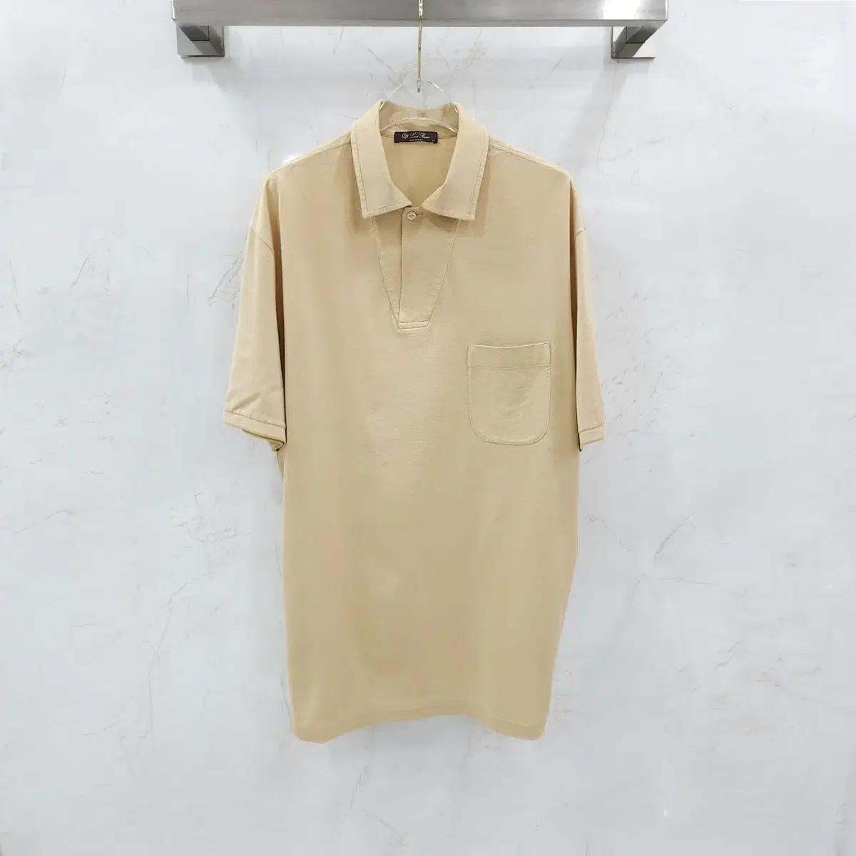 XL / 로로피아나 코튼 실크 폴로 셔츠