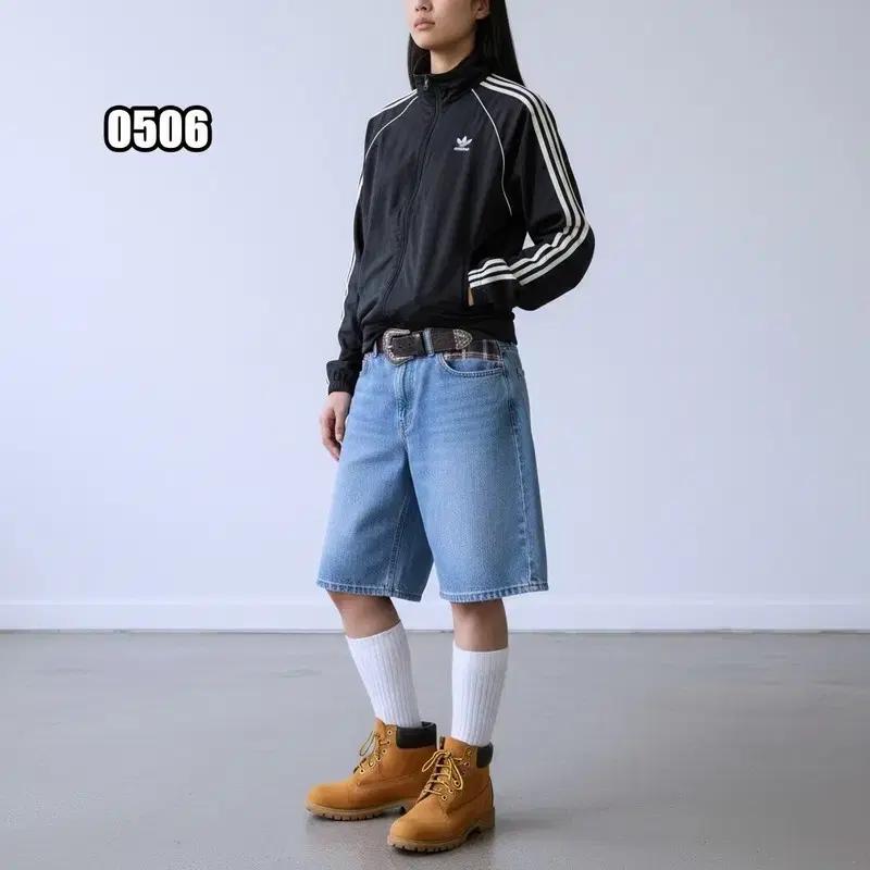 M 아디다스 금장 리나일론 블랙 트랙탑 안감 바람막이 자켓