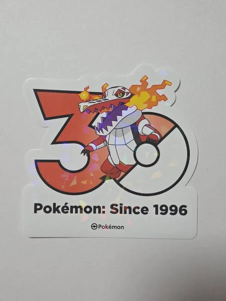 포켓몬스터 포켓몬 30주년 로고스티커 라우드본