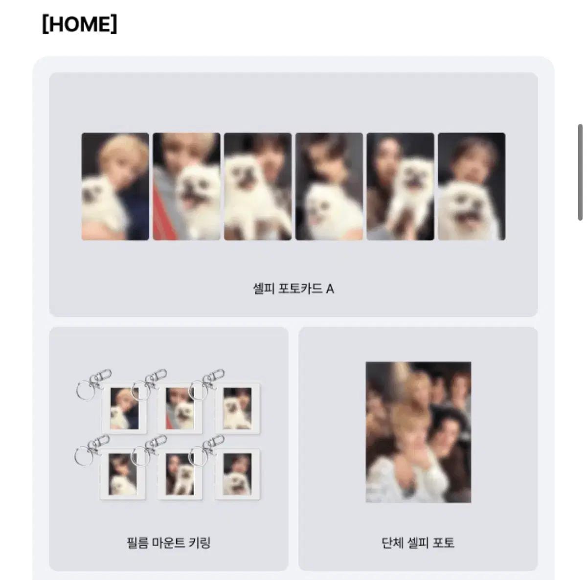 성호리우태산이한운학) 보넥도 HOME 일반반 위버스 분철