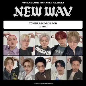 트레저 NEW WAV 타워레코드 C ver. 포카 포토카드 특전