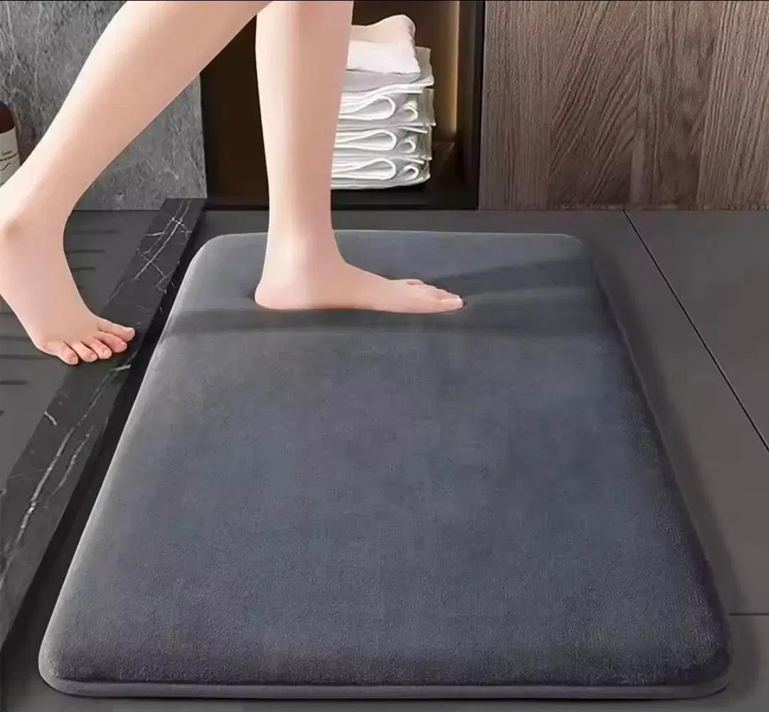 새제품 극세사 발매트 챠콜 40x60